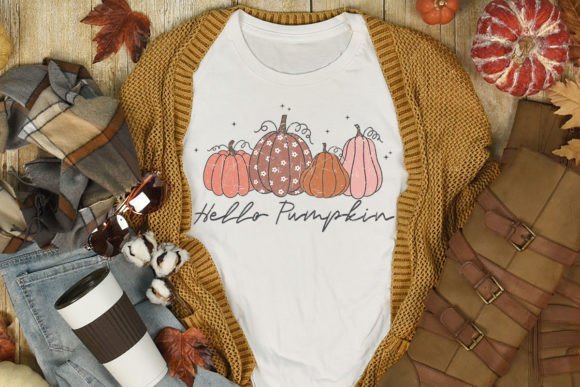 Natural Hello Pumpkin (DTF) 10-129