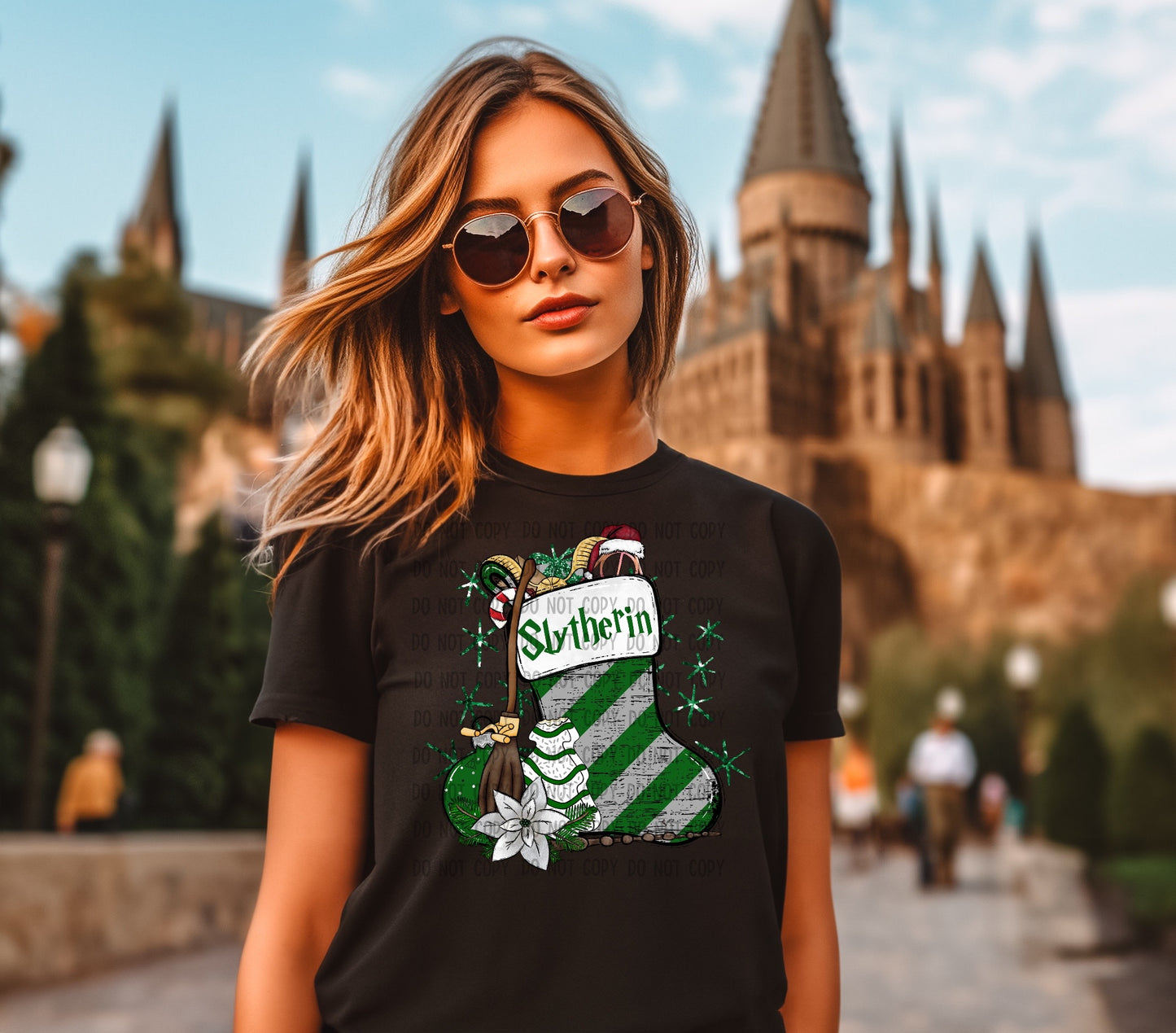 Slytherin Stocking (DTF) 12-441