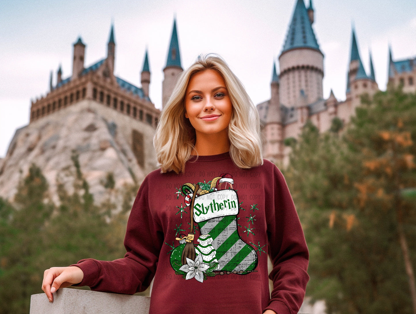 Slytherin Stocking (DTF) 12-441