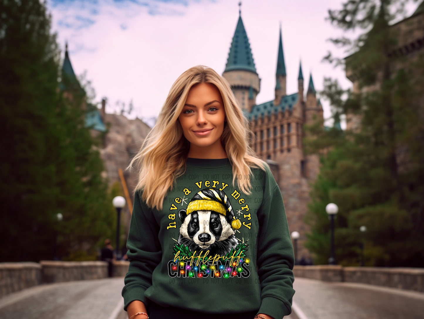 Have a very Merry Hufflepuff Christmas (DTF) 12-454