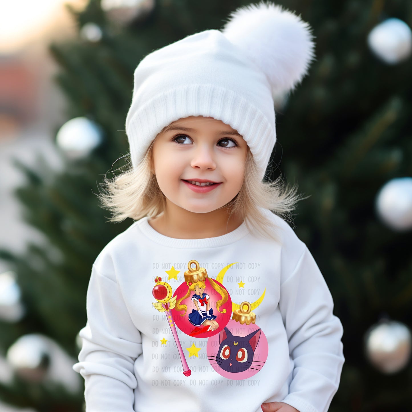 Sailor Moon Christmas Ornament DTF 12-537