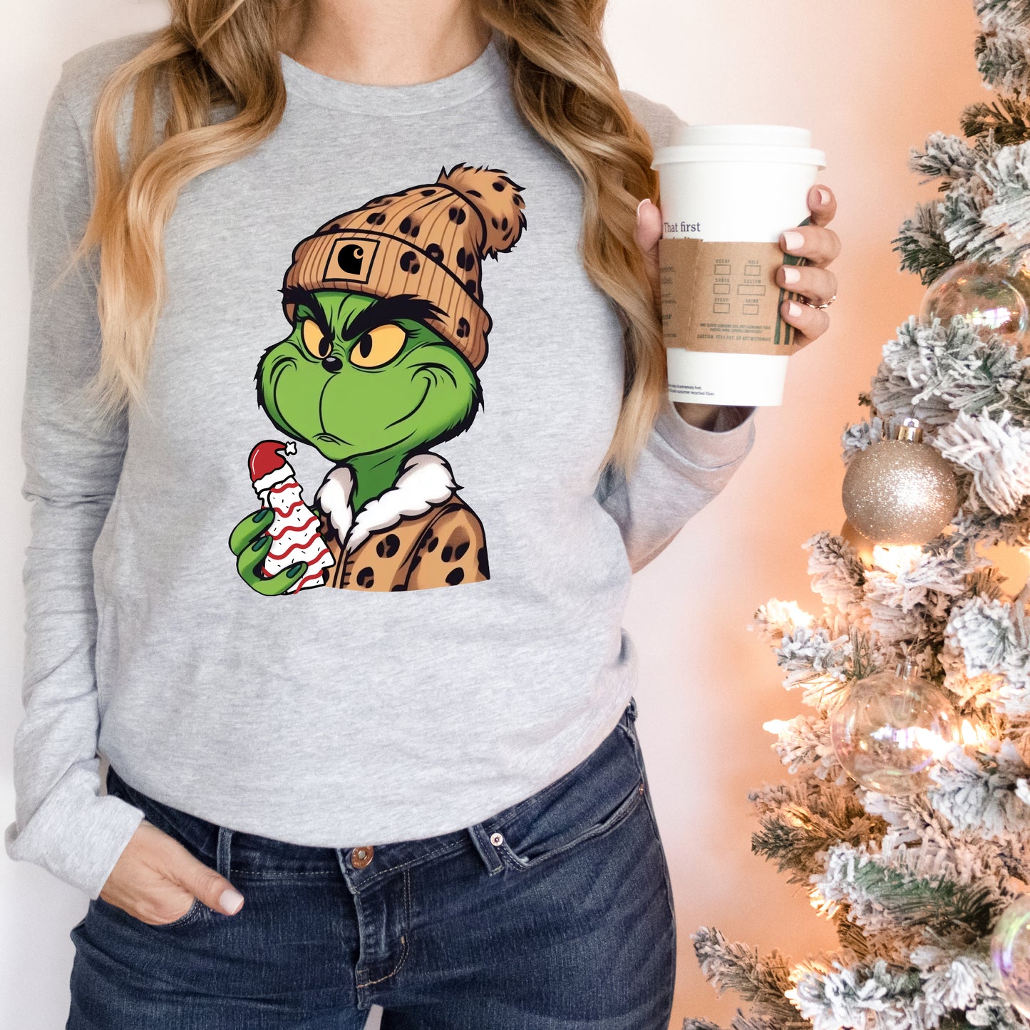 BOUJEE GRUMPY CHRISTMAS CAKE (DTF) 12-702