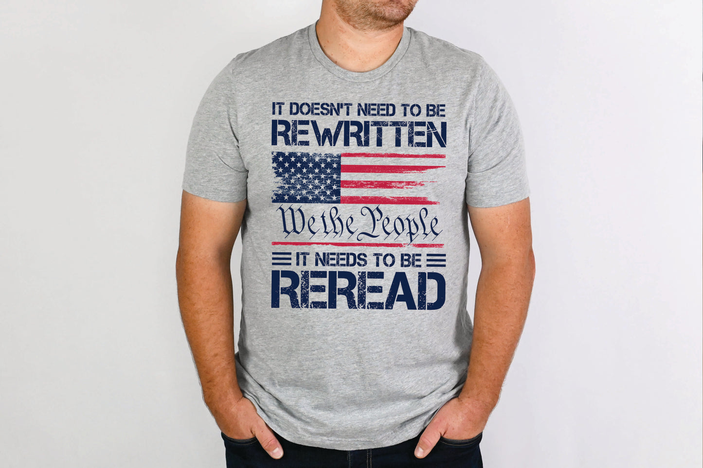 IT DOESN'T NEED TO BE REWRITTEN-FLAG (DTF) 755