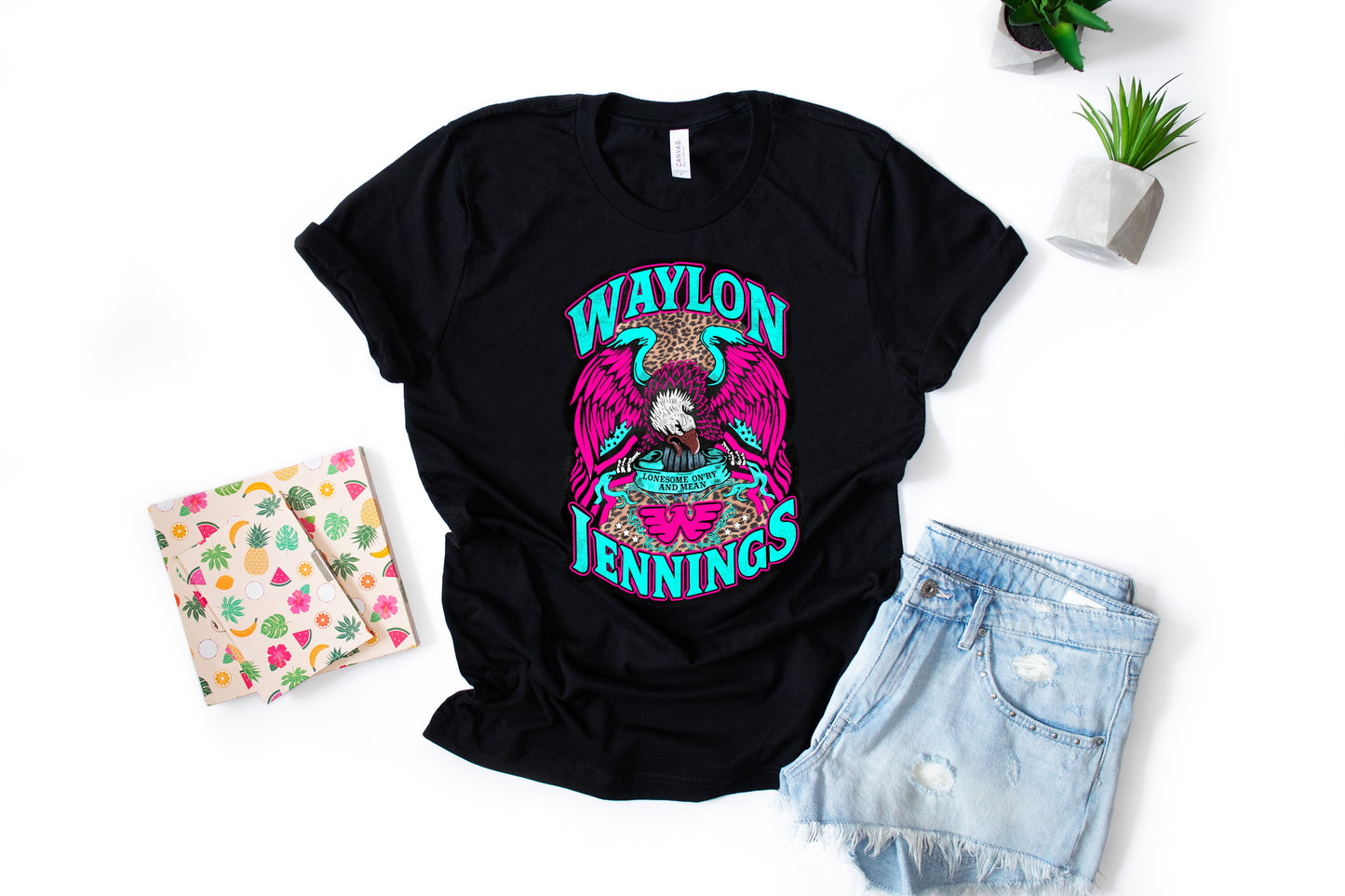 Pink and Turquoise Waylon(DTF) 823