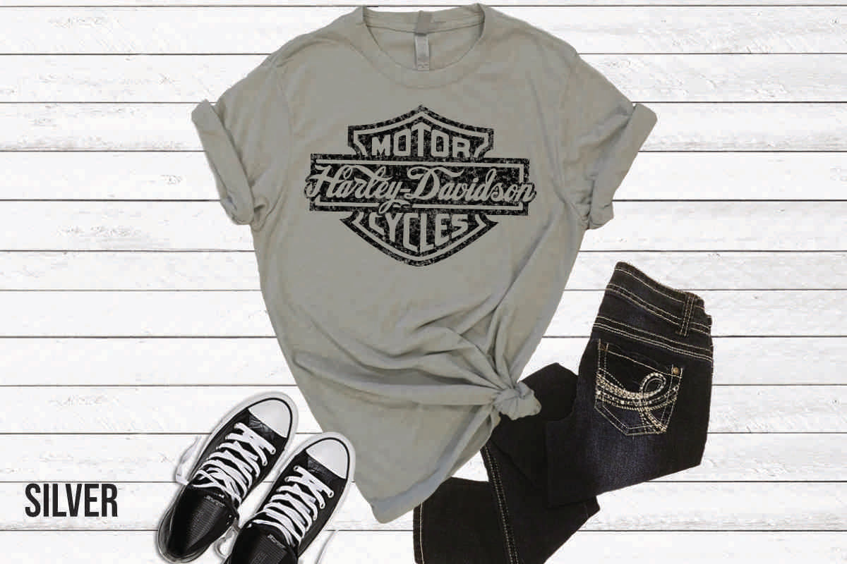 Cursive Black HD Motorcycle (DTF) 3311