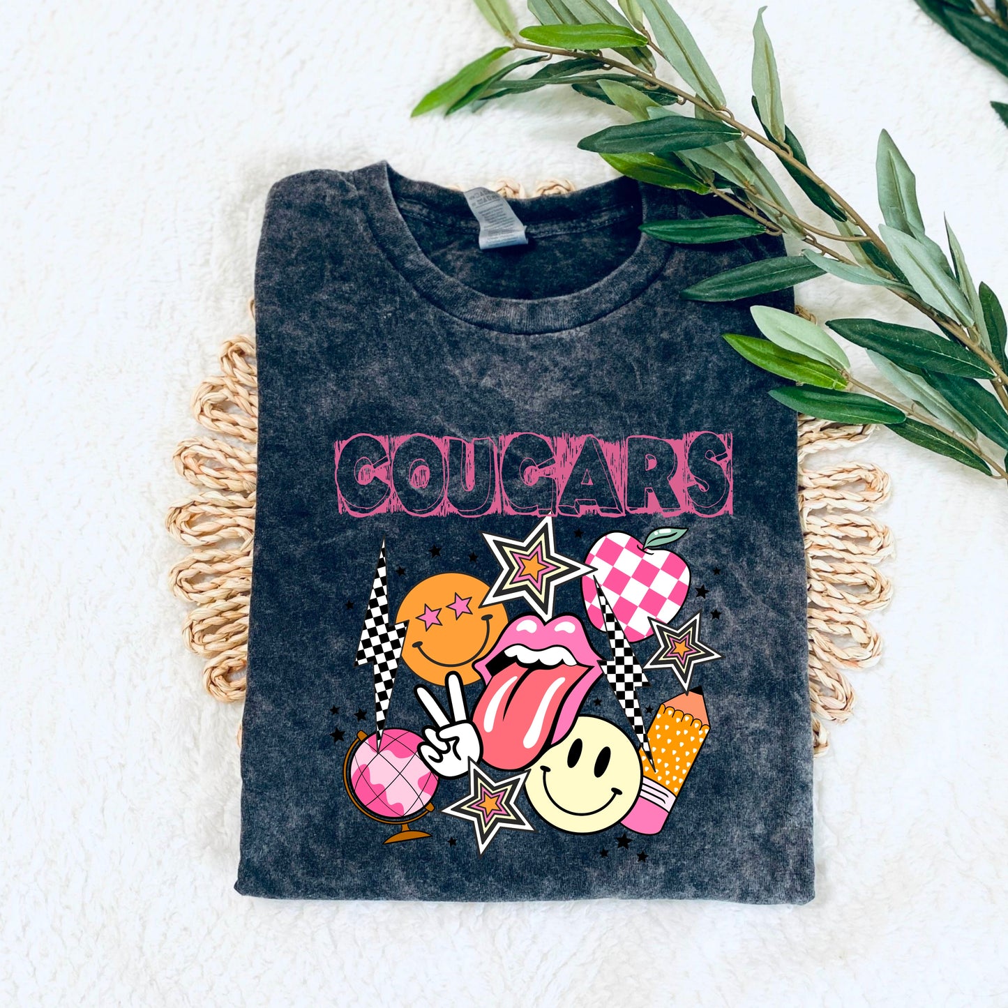 Cougars Retro Pink (DTF) 56SC
