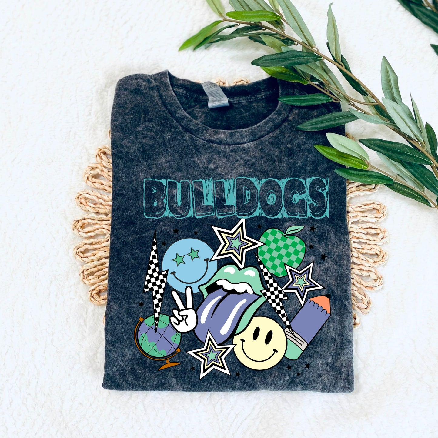 Bulldogs Retro Blue (DTF) 59SC