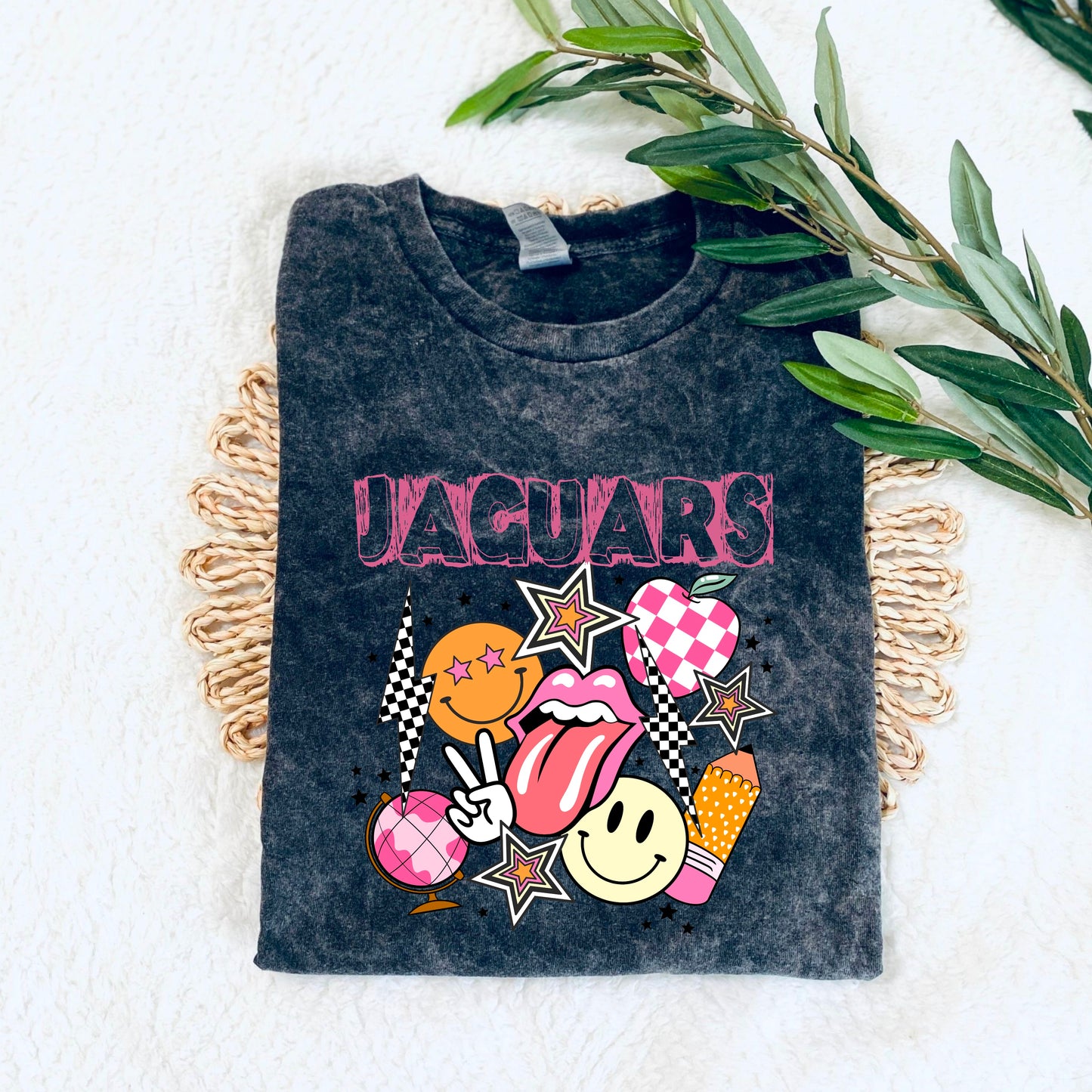 Jaguars Retro Pink (DTF) 61SC