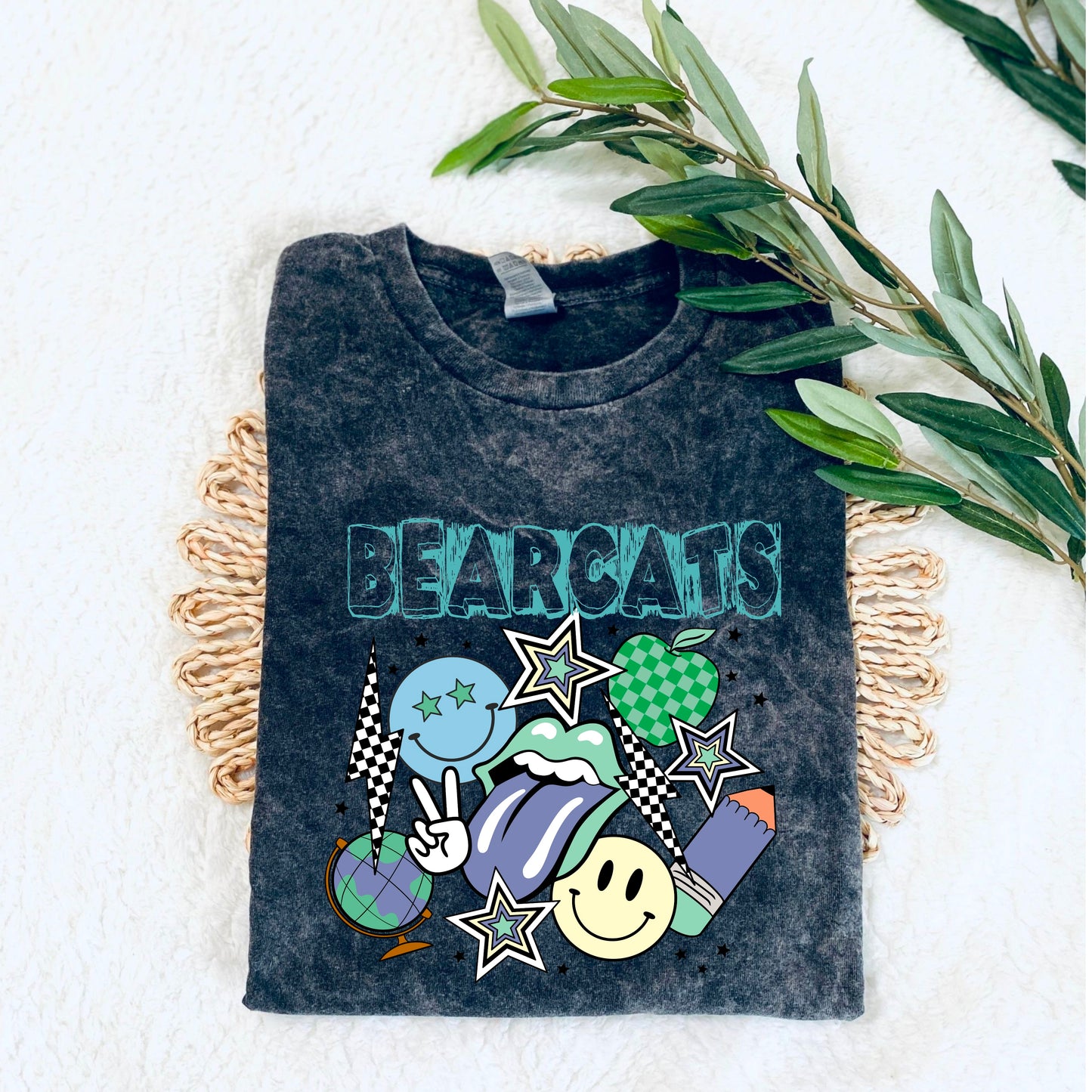 Bearcats Retro Blue (DTF) 63SC