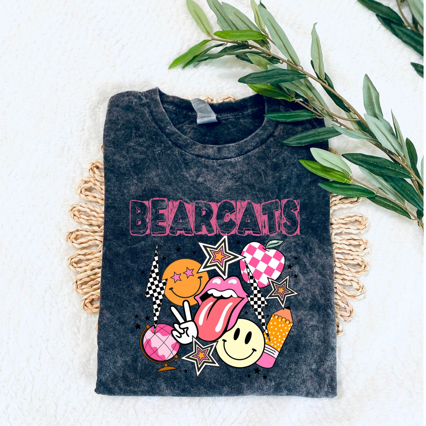 Bearcats Retro Pink (DTF) 62SC