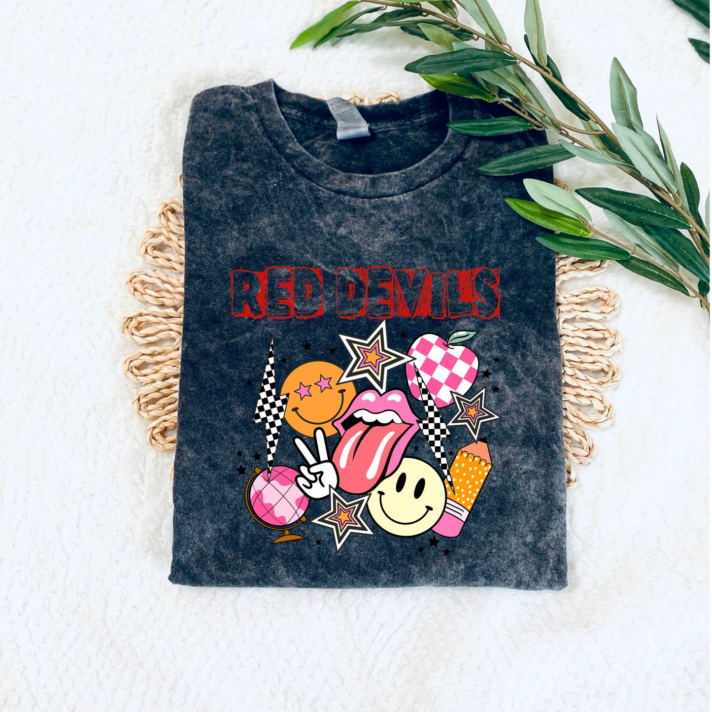 Red Devils Retro Pink (DTF) 75SC