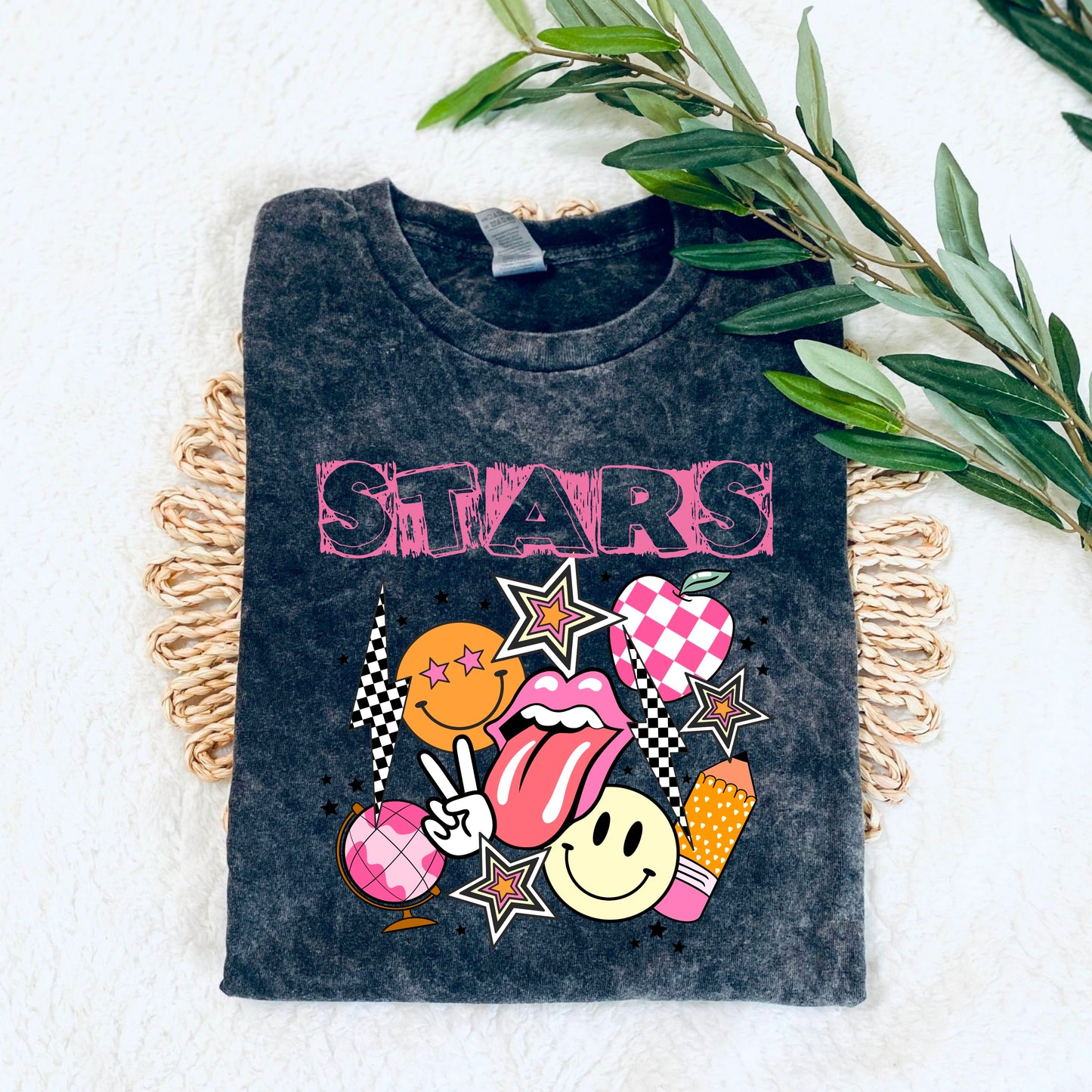 Stars Retro Pink (DTF) 79SC