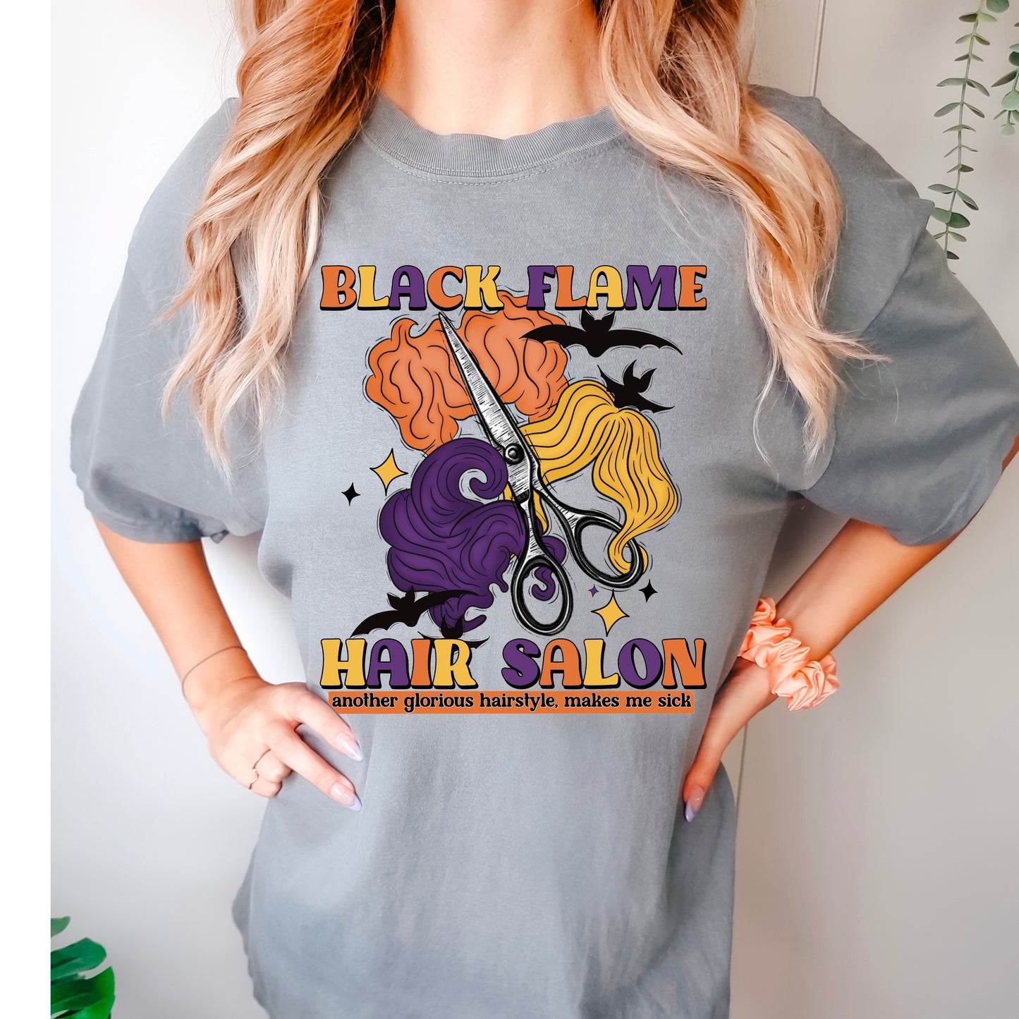 BLACK FLAME HAIR SALON (DTF) TE0160