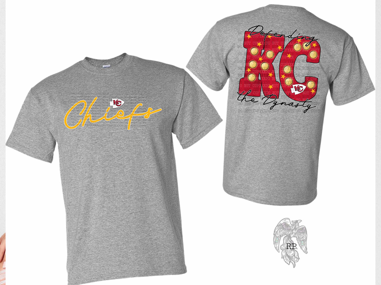 KC CHIEFS-DEFENDING THE DYNASTY-MARQUEE (DTF TRANSFER) MT73A