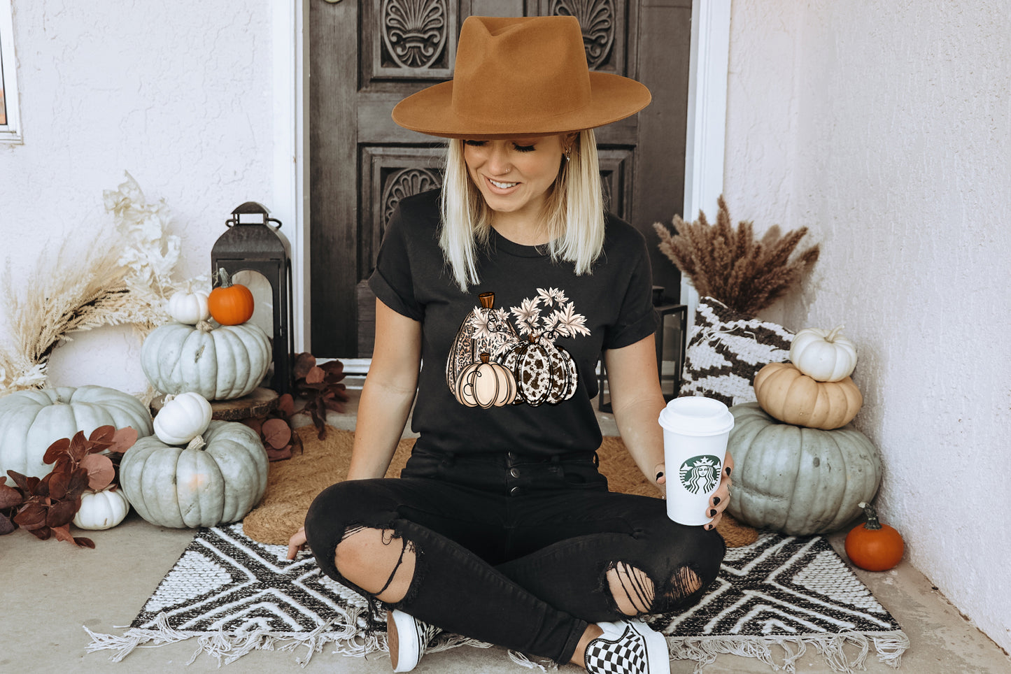 LEOPARD COWHIDE PUMPKINS (DTF) SS0018