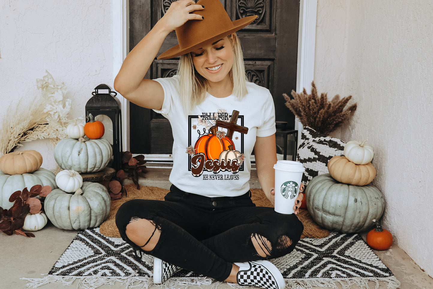 FALL FOR JESUS DTF Transfer SS0052