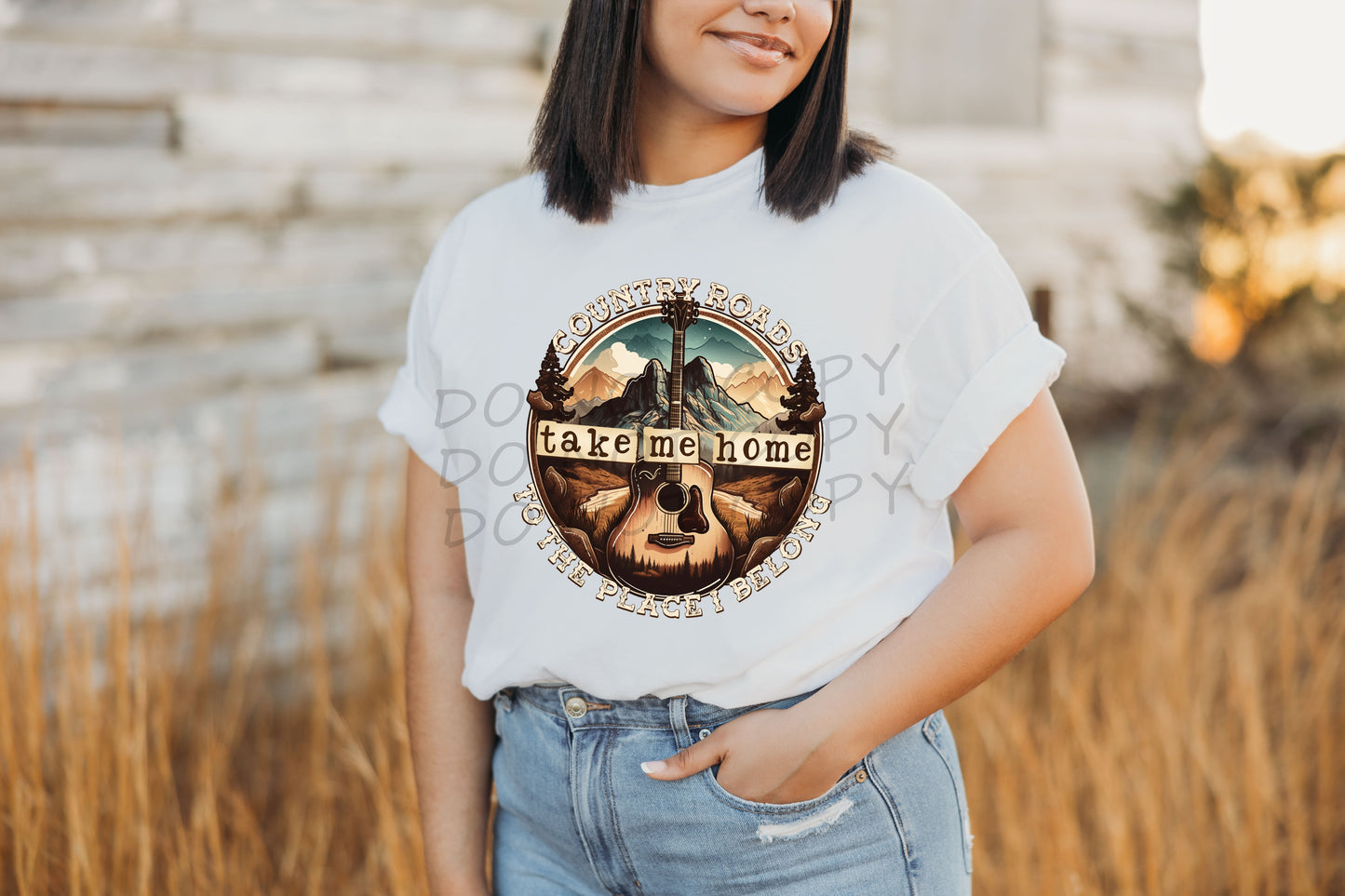 Country Roads Take Me Home (DTF)TE0019