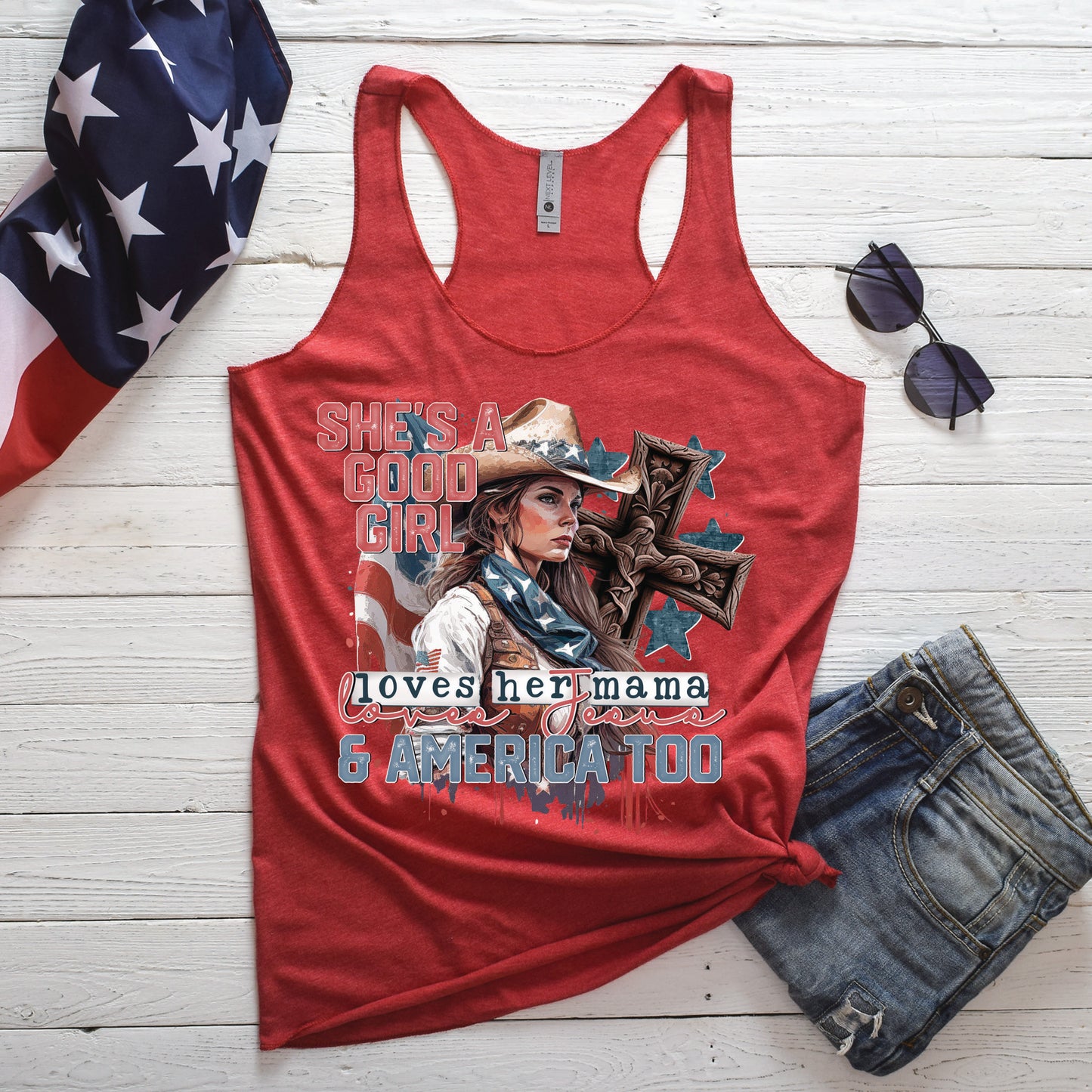 She's a Good Girl-Cowgirl (DTF) TE0075