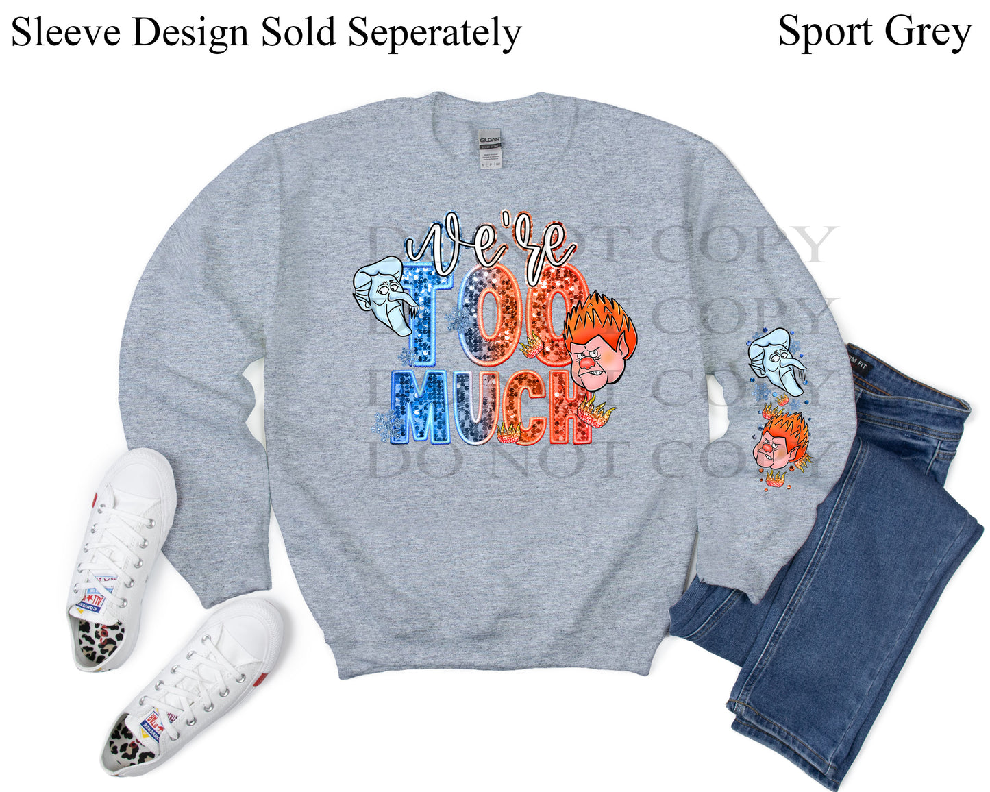 Sparkle We're Too much (DTF) TE0216
