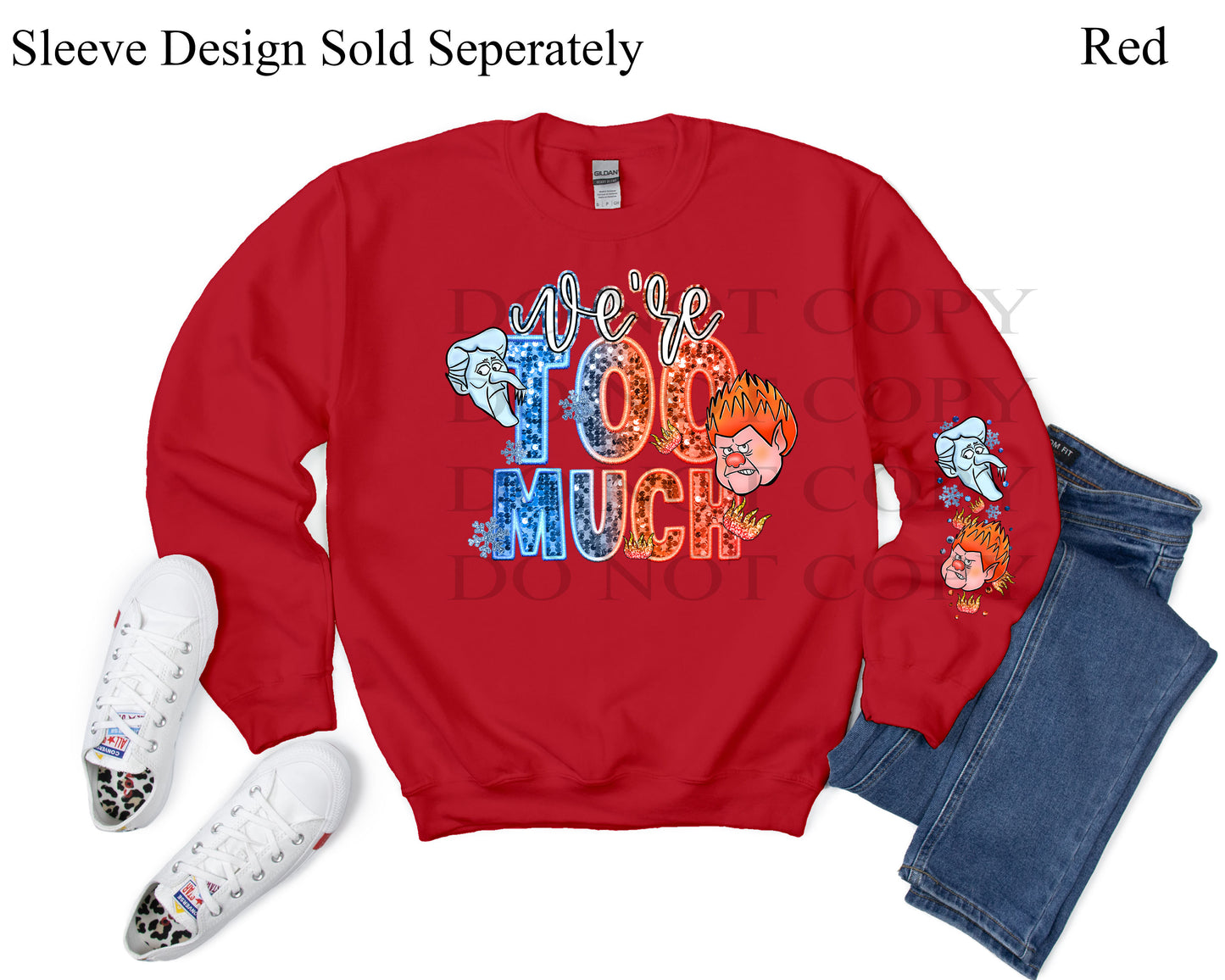 Sparkle We're Too much (DTF) TE0216