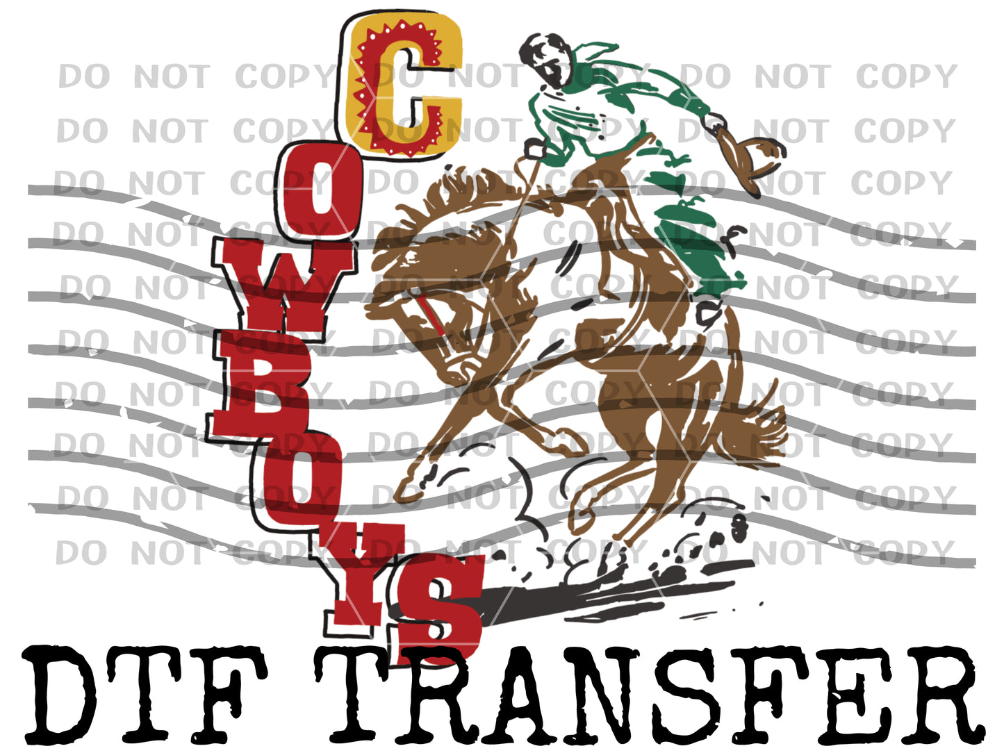 Cowboy Bronc (DTF) DTF1075
