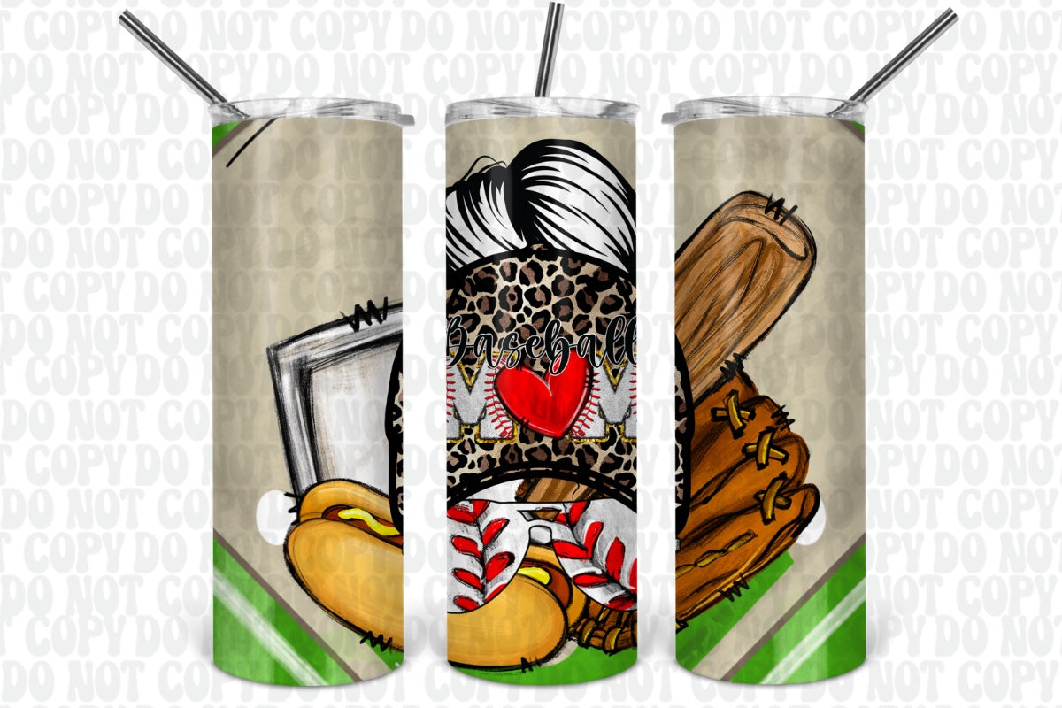 MOM BUN Baseball Tumbler 10BMP