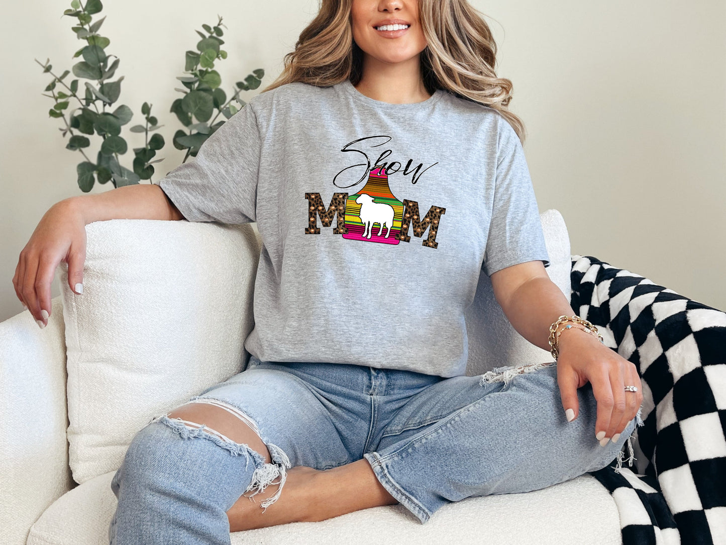 SHEEP Show Mom Tag (DTF) 23SC