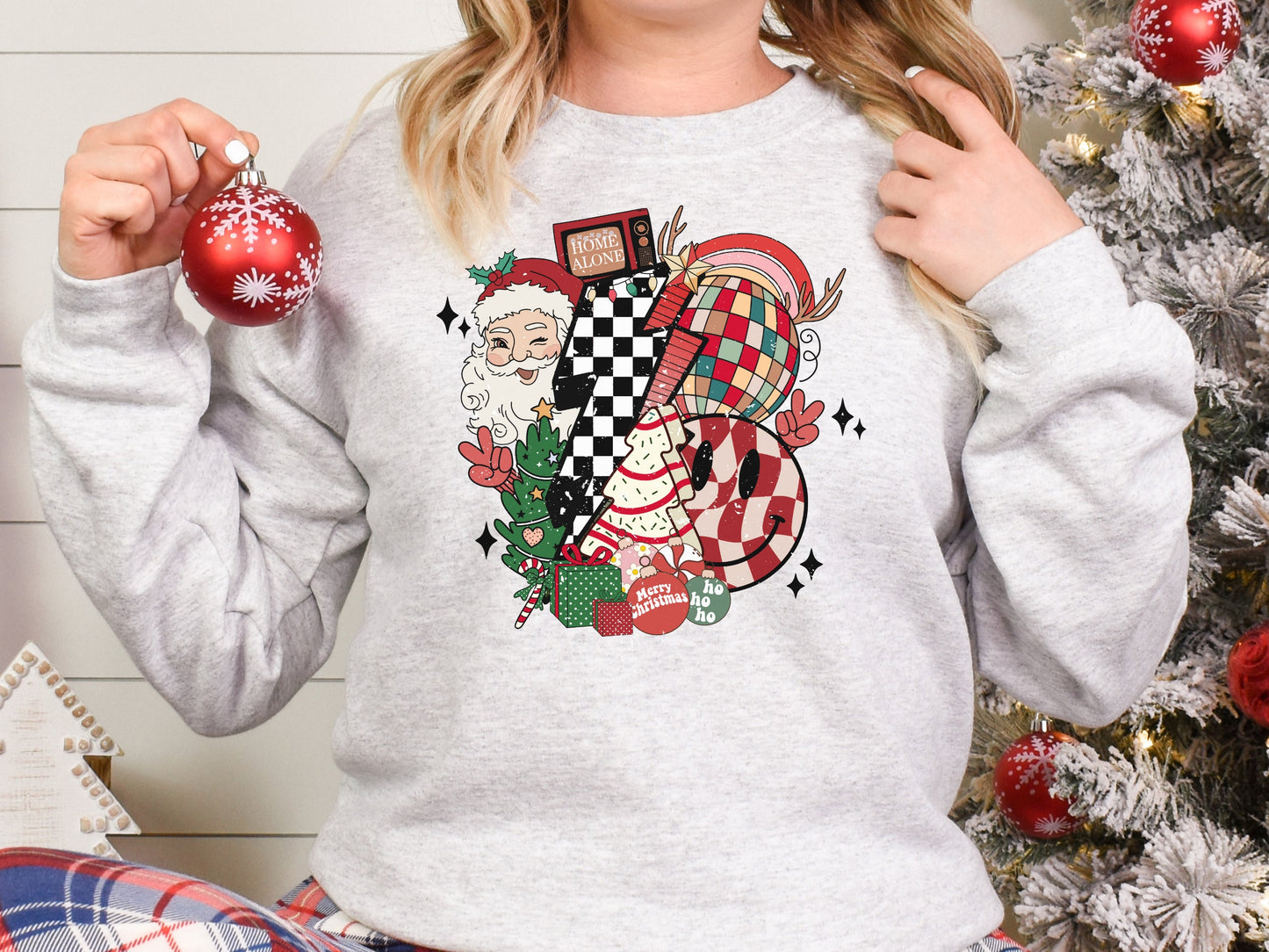 RED VINTAGE SANTA COLLAGE (DTF) 285PO