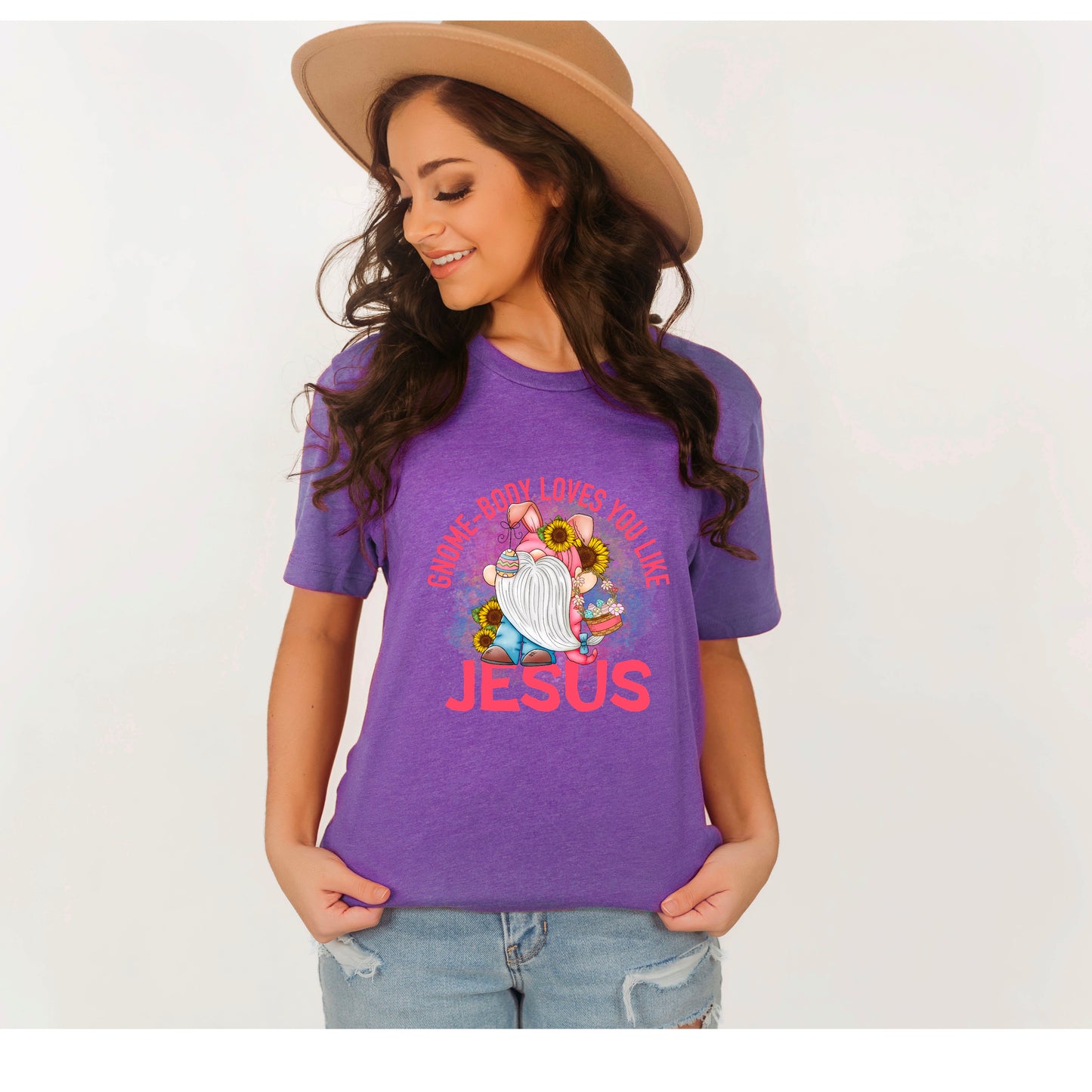 Gnomebody loves you like Jesus (DTF) Sku457