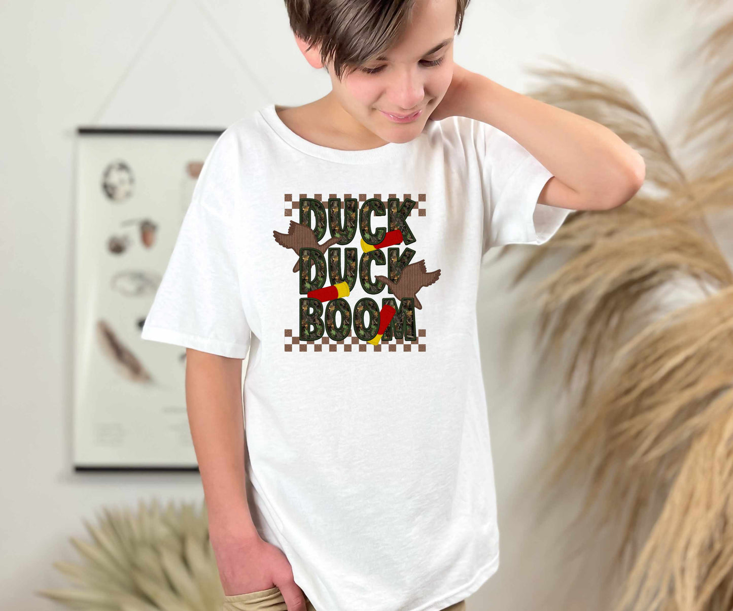 DUCK DUCK BOOM-FAUX SEQUIN EMBROIDERY (EFFECT) DTF 3618