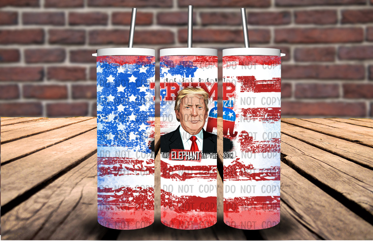 Trump-Elephant in the Room 20 oz Tumbler 4001T