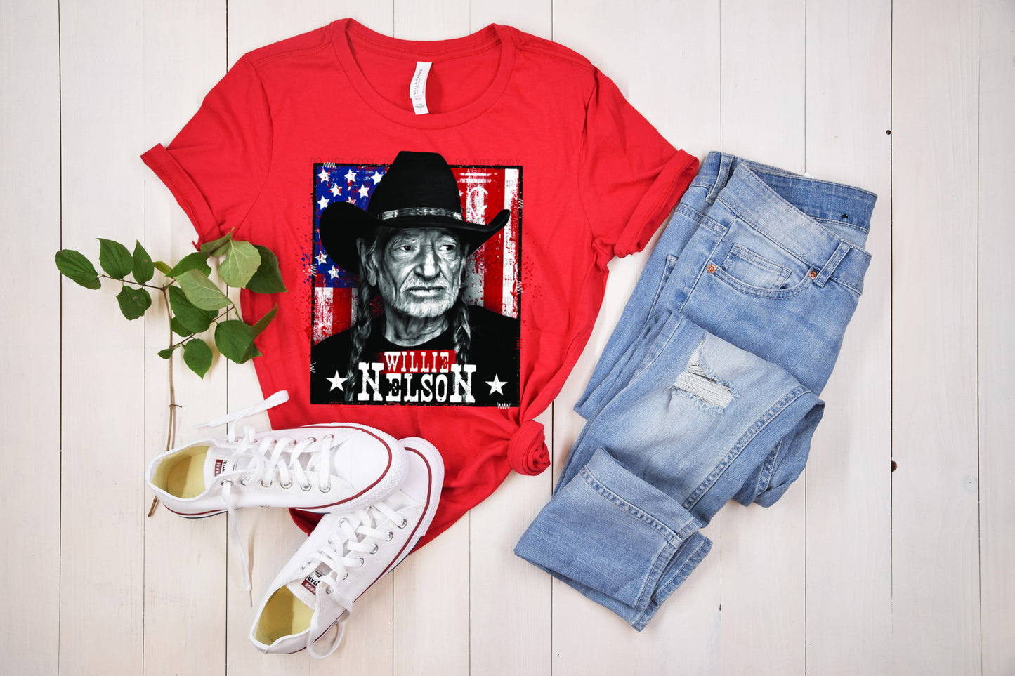 W!ll!e Nelson Flag (DTF)4012KPI