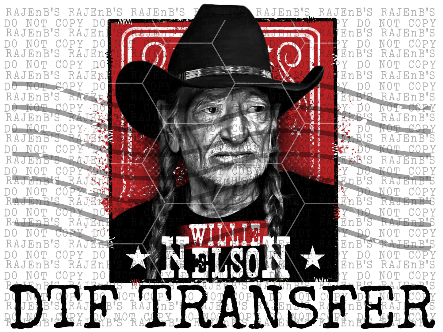 W!ll!e N3lson Red (DTF)4017KPI