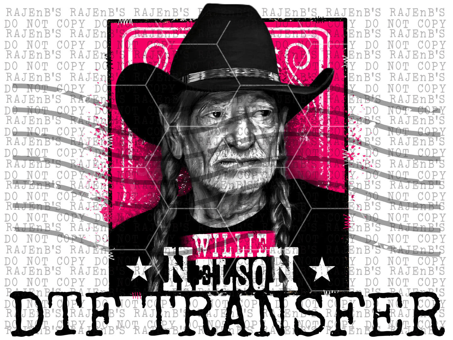 W!ll!e N3lson Pink (DTF)4020KPI