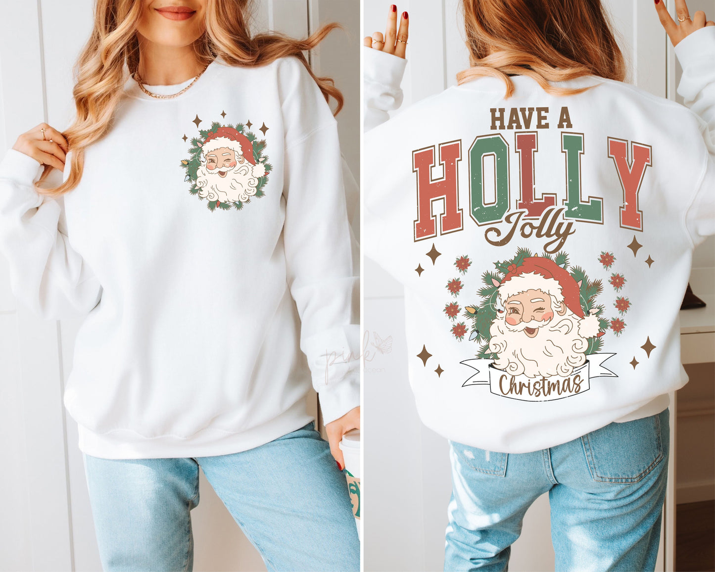 HOLLY JOLLY CHRISTMAS-SANTA (DTF) 435AZ