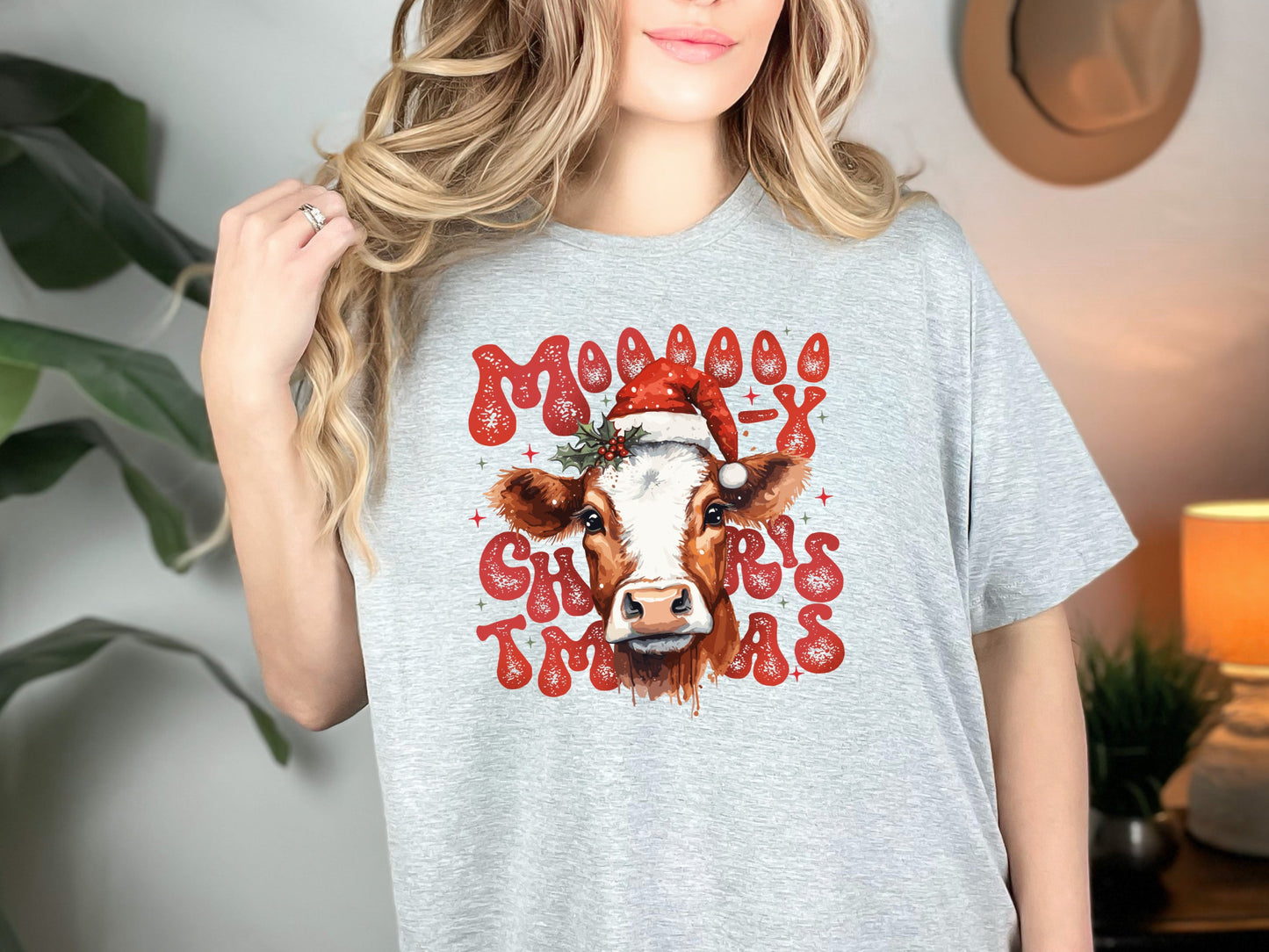 MOO-EY CHRISTMAS COW (DTF) 4556KPI