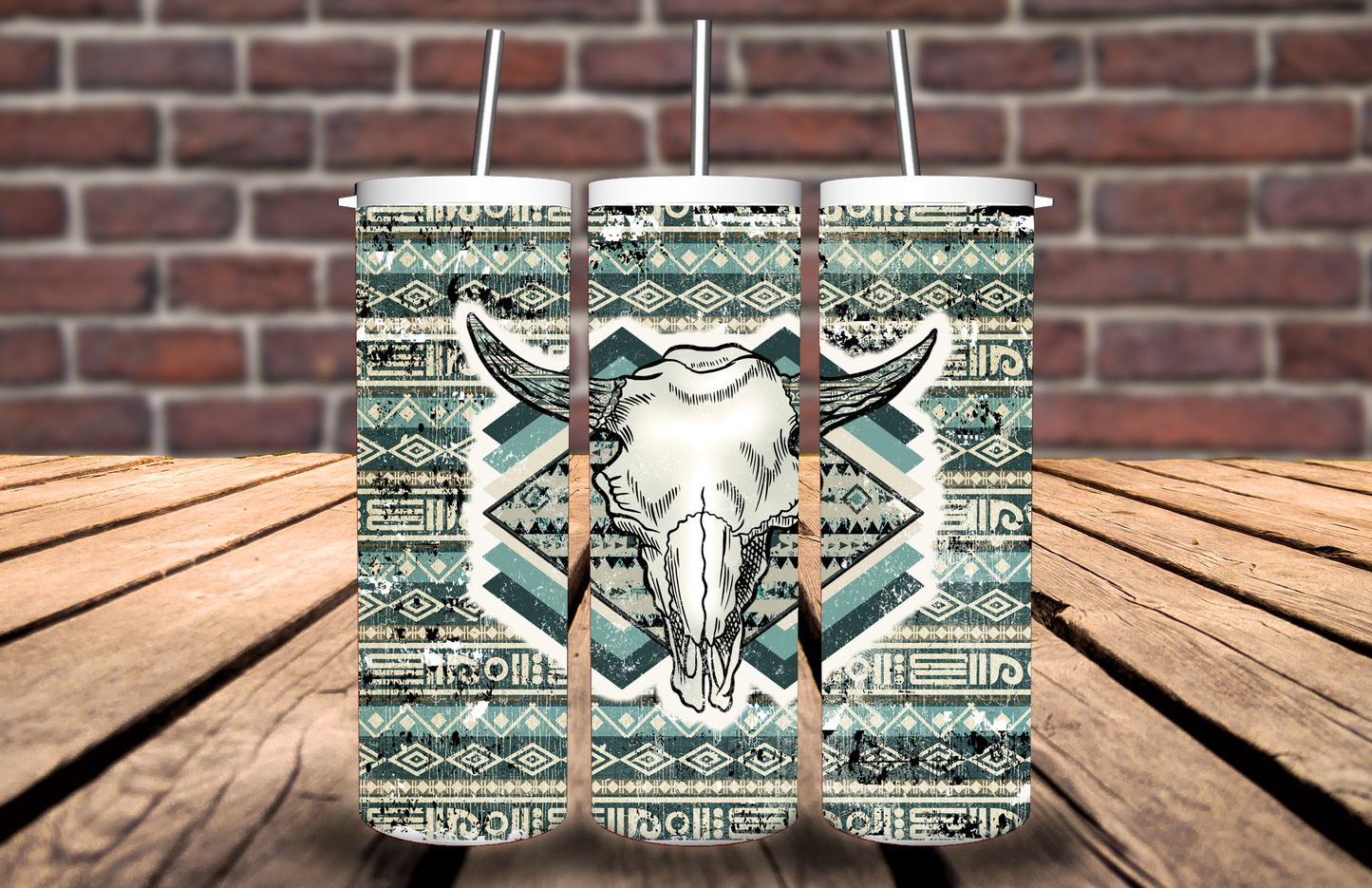Aztec Bull Tumbler #5073T