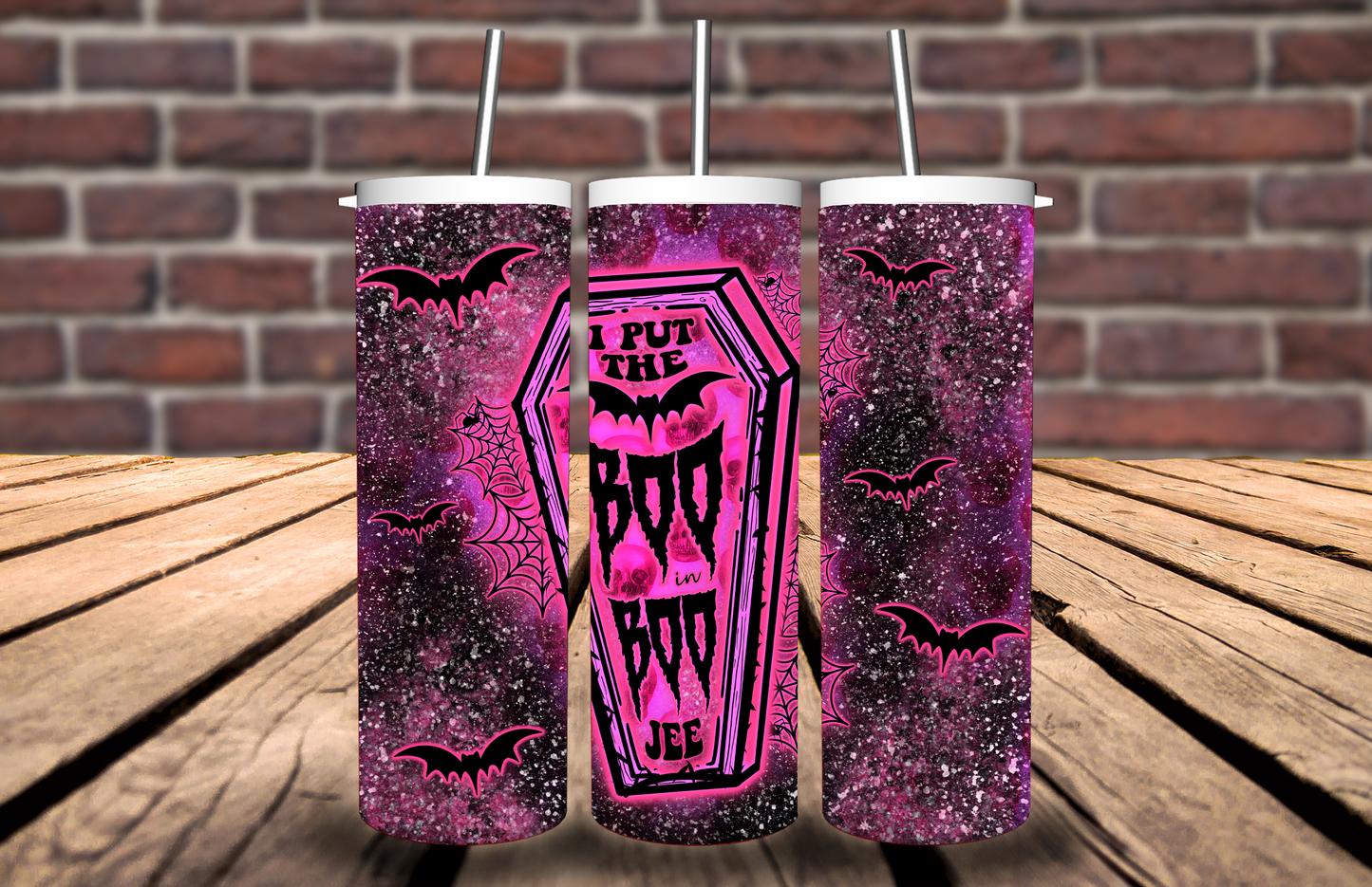 I put the Boo in Boojee with Bats Tumbler #5077T