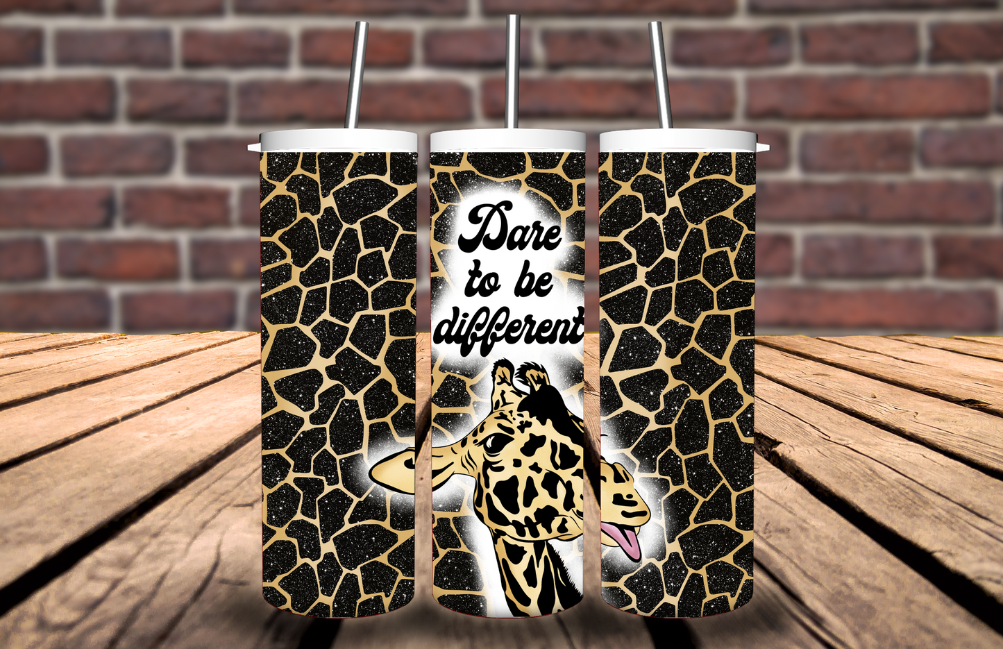 Dare to be different Giraffe Tumbler #5083T
