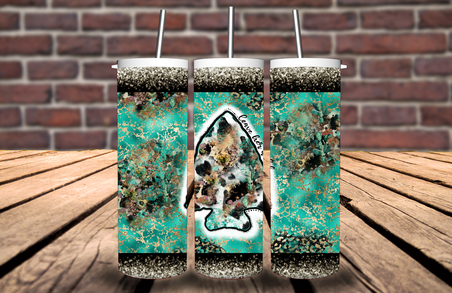 Leave her Wild Arrowhead Tumbler #5090T