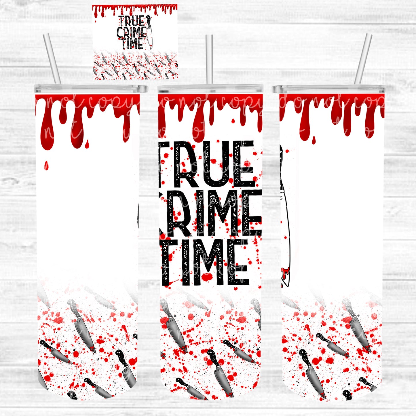 True Crime Time Tumbler #5104T