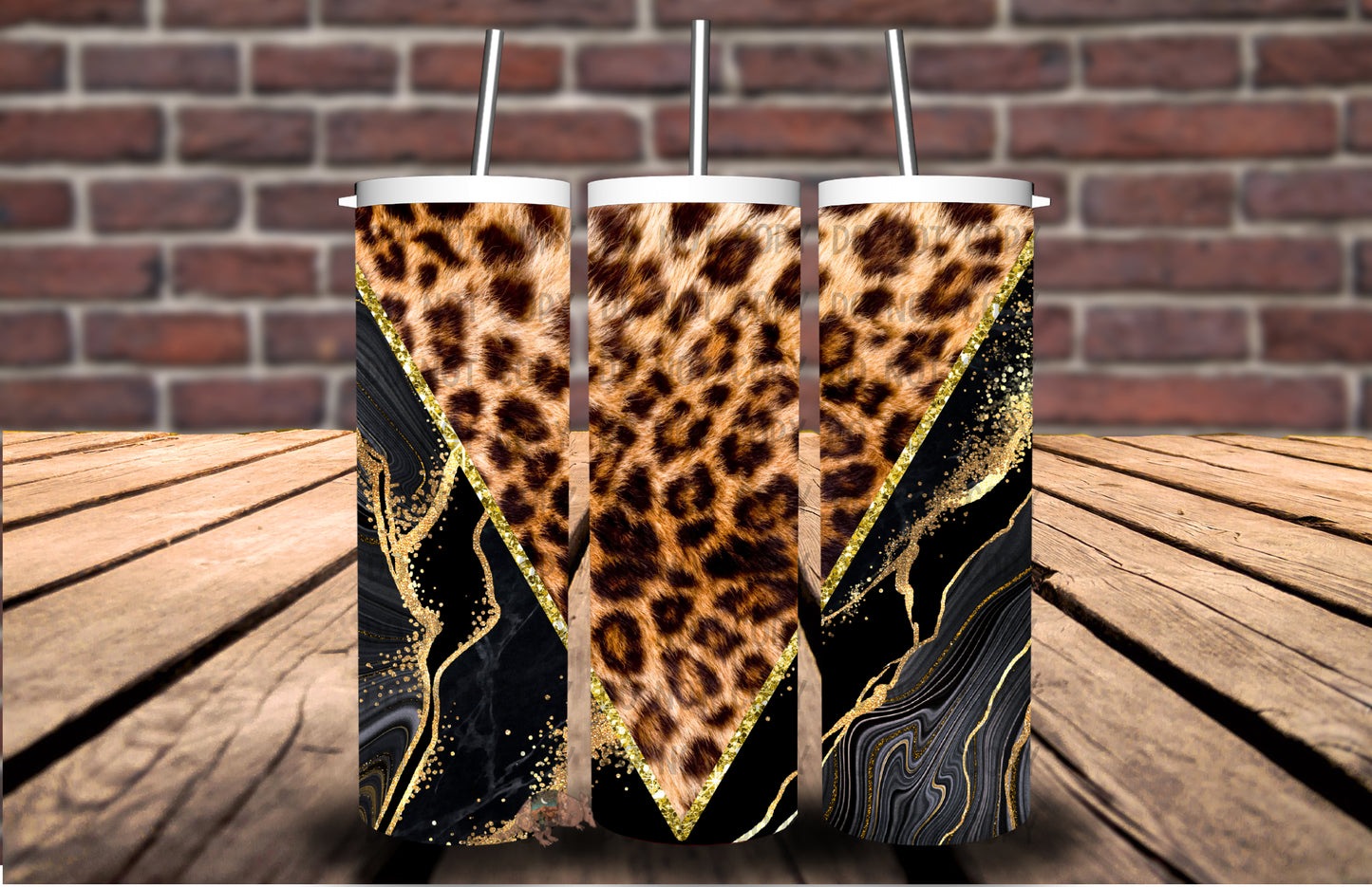 Marble Leopard Tumbler #5133T