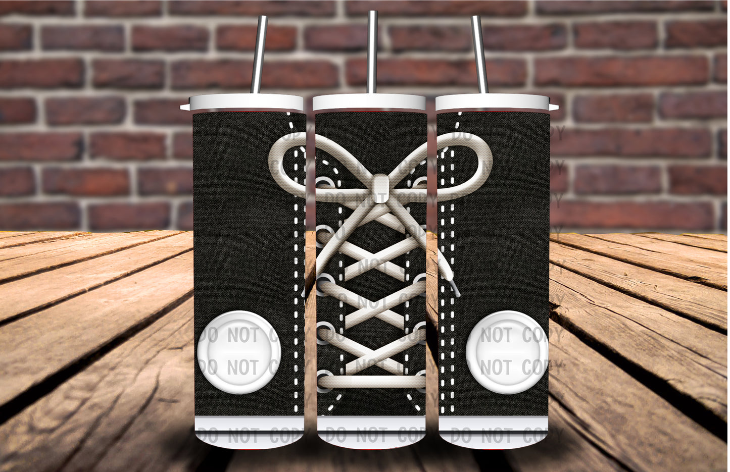 Black Sneaker 20 oz Tumbler 5219T