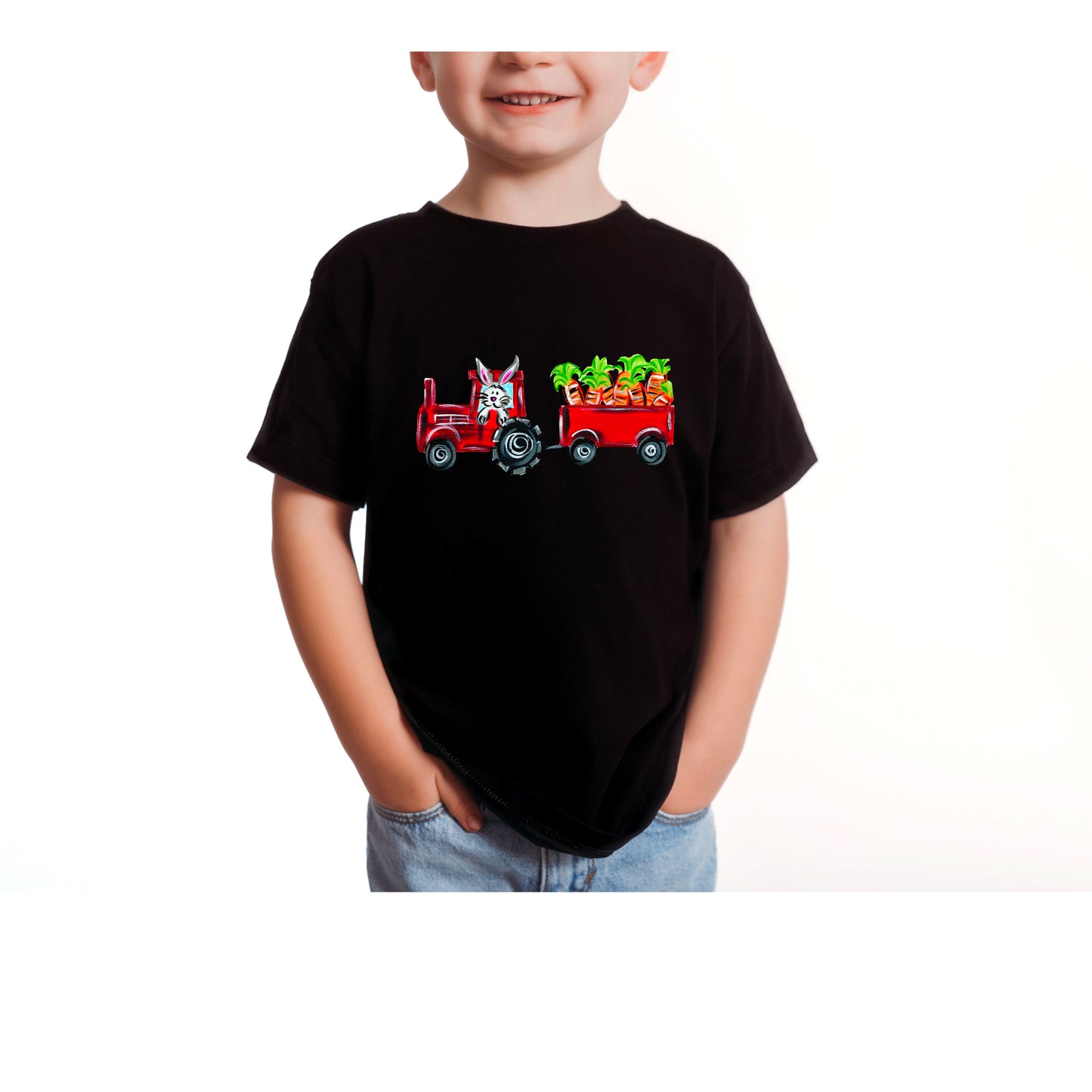 Easter Red Tractor (DTF) 437