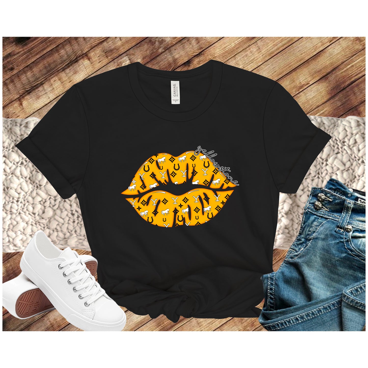 Y-Stone Lips DTF Transfer (DTF) 4044KPI