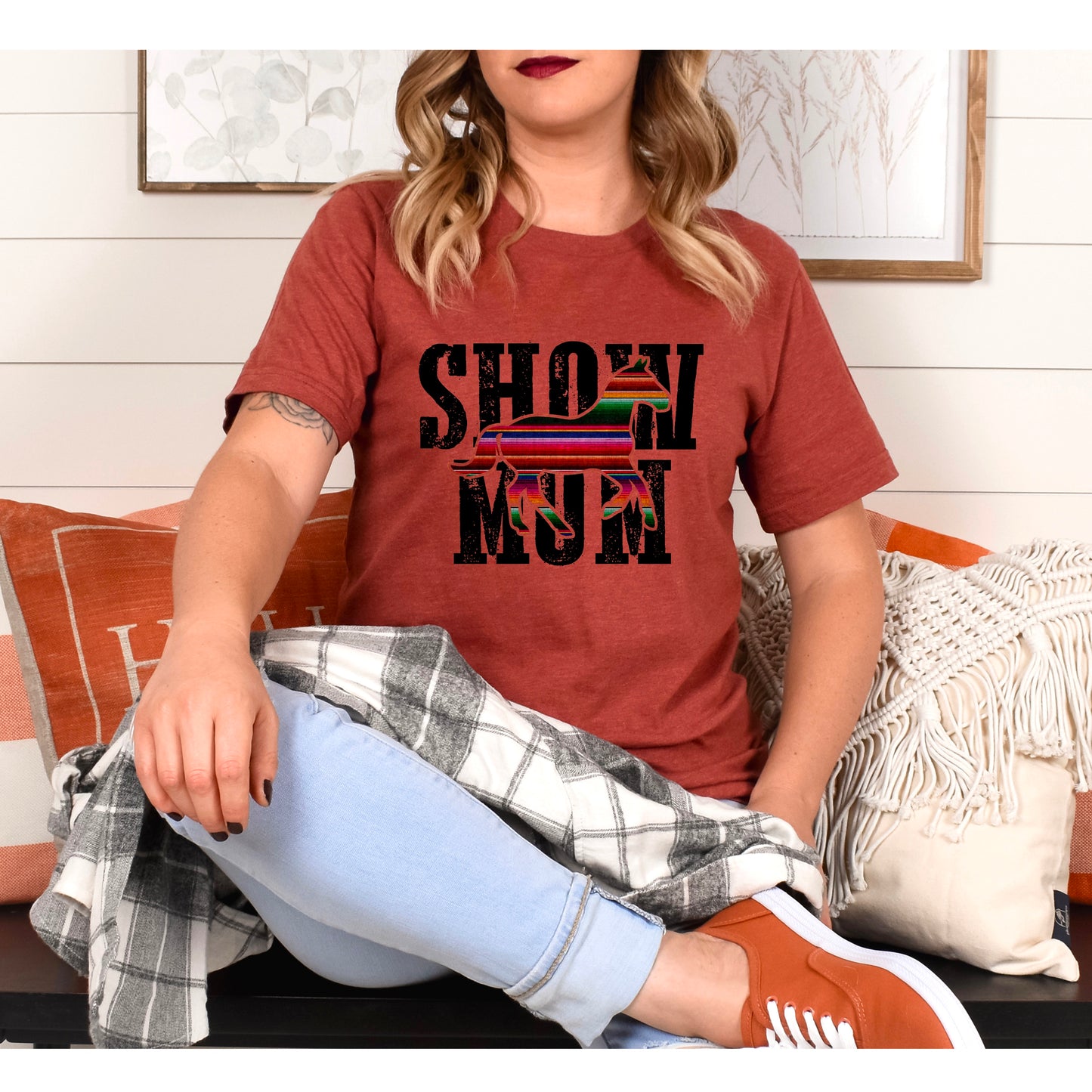 Show Mom Horse DTF Transfer SKU 20SC(DTF)