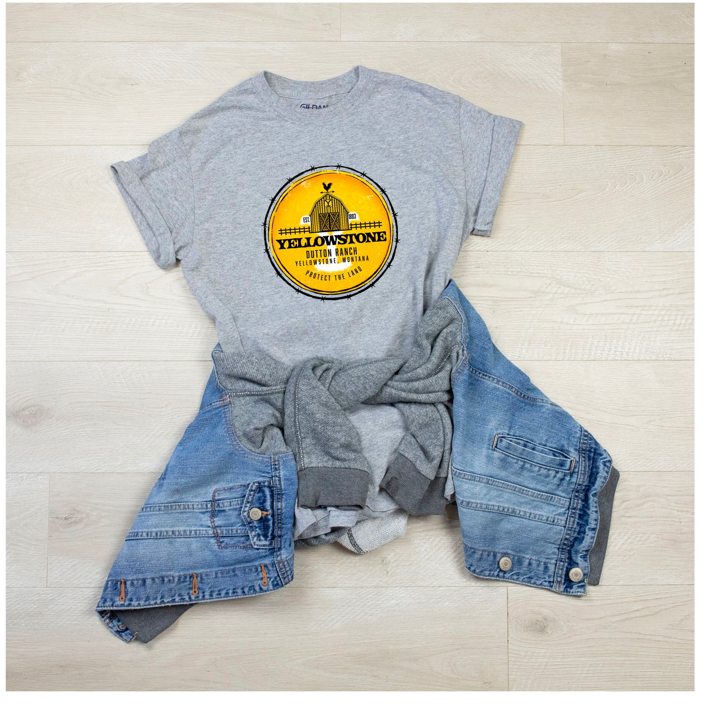 Y-Stone Dutton Ranch DTF Transfer 4047(DTF)KPI