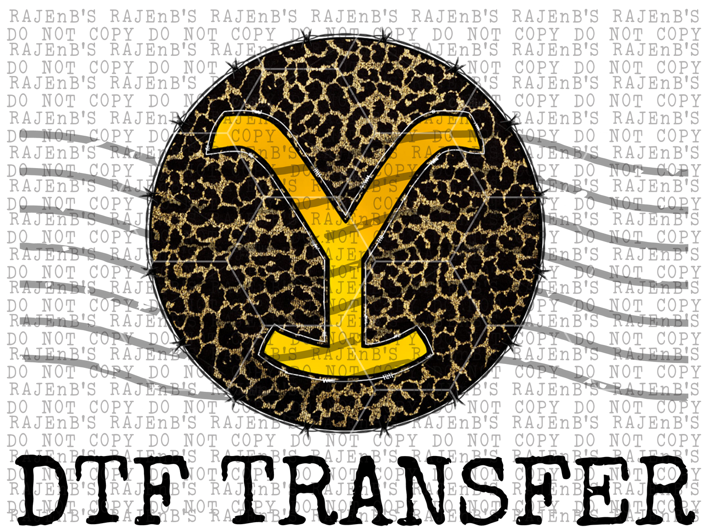 Leopard Y-Stone Emblem (DTF) 868