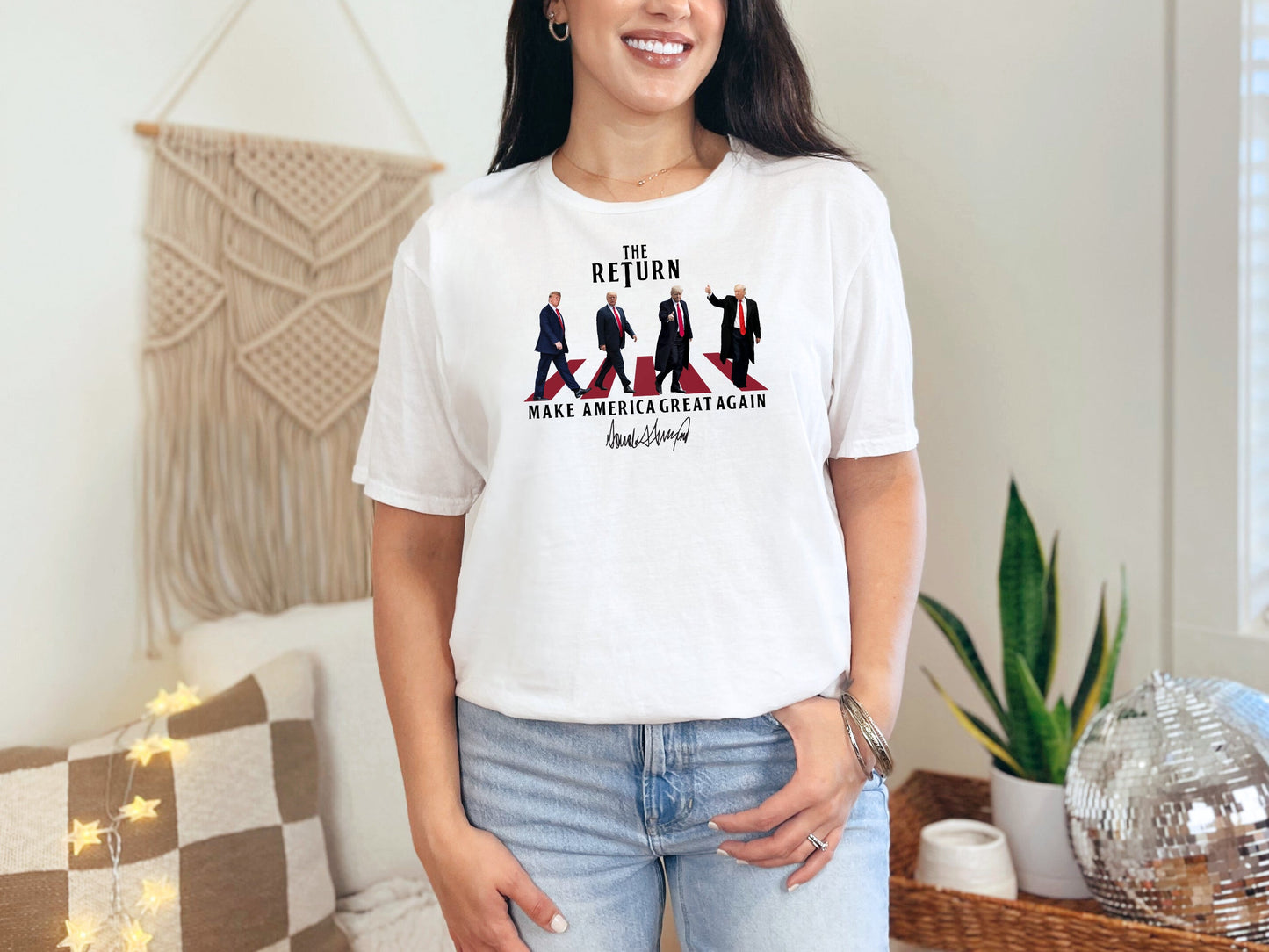 THE RETURN-TRUMP-BLACK TEXT (DTF) 983