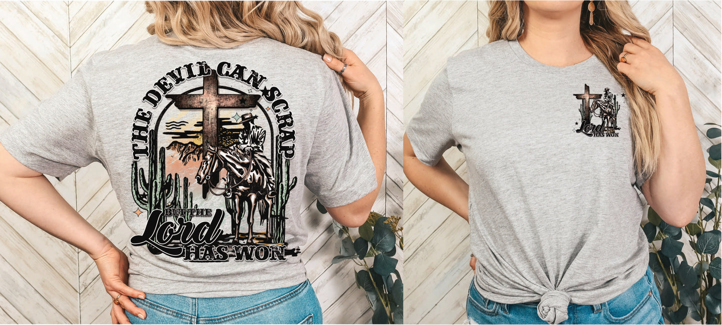 The Devil can Scrap but the Lord has Won (DTF) AG305 SET